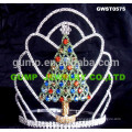 Tiara y corona del árbol de Navidad